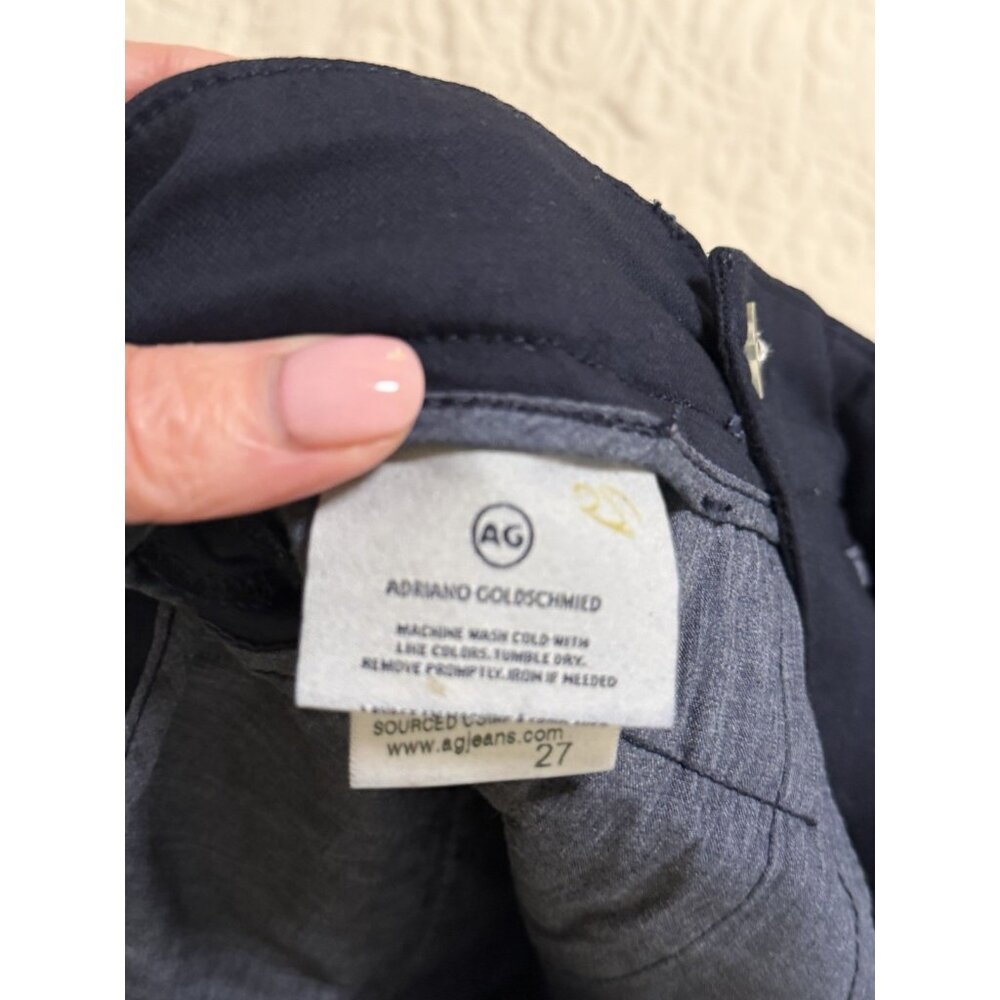 AG Adriano Goldschmied Rory Pleated Carrot Trouser Pants Sz 27 Retail $215 - Picture 8 of 11
